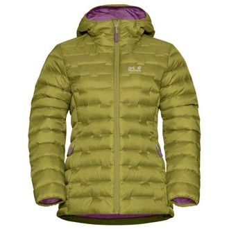 Jack Wolfskin Passamani Down Hoody Daunenjacke f&uuml;r Damen | oliv