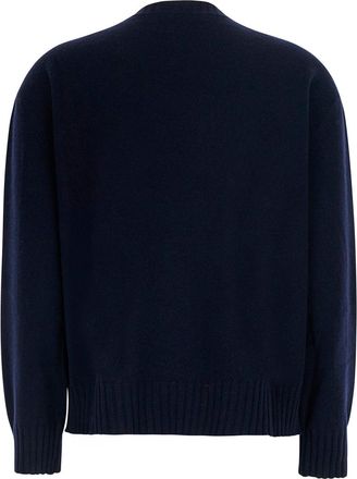 Fabiana Filippi Womens Sweater Wool-Silk-Cashmere Blue Tops Top