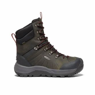 Keen Mens Revel Iv High Polar Boot In Magenta/red Carpet