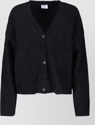 Filippa K alpaca v-neck long-sleeve cardigan