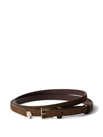 Prada Suède riem - Bruin