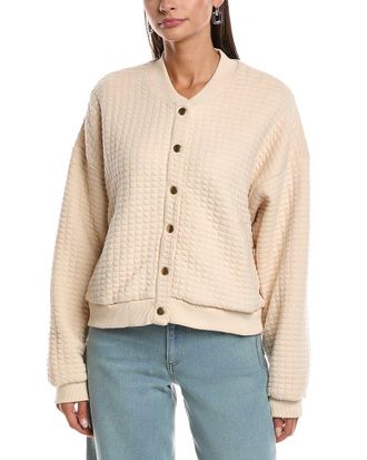 Nation Ltd Logan Oversized Bomber Jacket