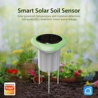 OEM Sensor Inteligente De Temperatura Y Humedad Del Suelo Alimentado Por Energ&iacute;a Solar, Resistente Al Agua Ip66, Detecci&oacute;n De La Calidad Del Suelo (ec), C