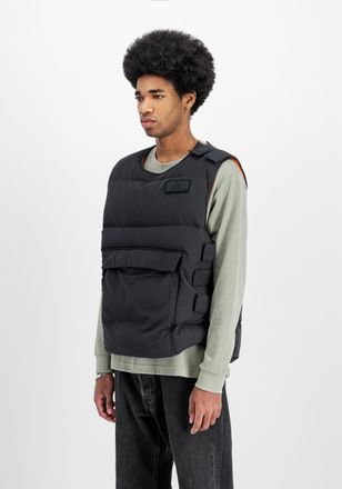 Alpha Industries Blouson ALPHA INDUSTRIES Protector Puffer Vest, Herren, Gr. L, schwarz, Obermaterial: 100% Nylon, Futter: 100% Polyester, F&uuml;llung: 100% Polyester, Jac
