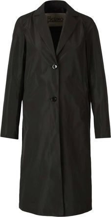 Herno single-breasted coat - Black