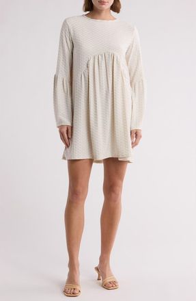 Go Couture Bell Sleeve Swing Dress in Ivory at Nordstrom Rack, Size X-Large