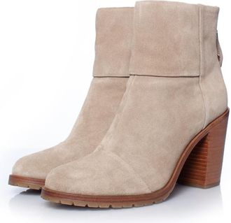Rag & Bone Waxy laarzen in beige suède
