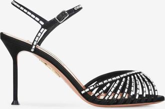Aquazzura Hold Me Crystal Sandals 85