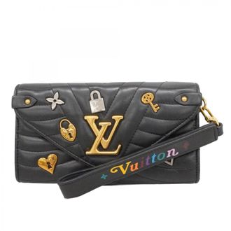 Louis Vuitton Noir Long Wallet (Bi-Fold) (Pre-Owned)