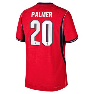 Nike Cole Palmer England National Team 2026 Match Away Nike Mens Dri-FIT ADV Soccer Jersey in Red | NN203947730-ENG