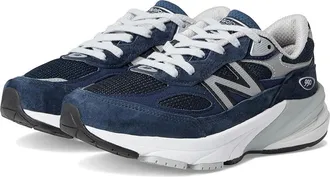 New Balance Classics Made in USA 990v6 Womens Shoes Navy/Navy : 10.5 EE - Extra Wide, Textile/Suede