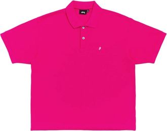 St&uuml;ssy Classic Pique Polo Pink 1140367-PINK