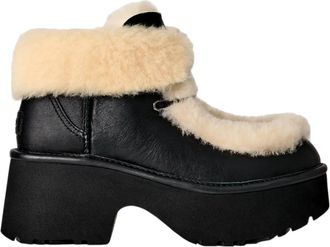 UGG Esmee Leather Lace Up Black 1176110-BLK Womens