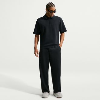 Nike Mens 24.7 ImpossiblySoft Dri-FIT Straight-Leg Pants in Black | IM3639-010