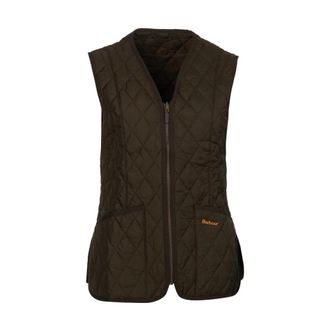 Barbour Betty Vest - Dames - Bodywarmers - Groen - S - Leer - Jassen
