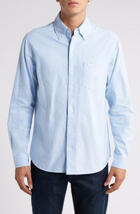 Schott NYC Button-Down Oxford Shirt in Blue at Nordstrom, Size Xx-Large