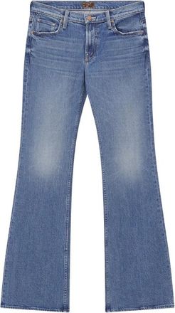 Mother Flared Jeans - Dames - Flared Jeans - Blauw - W27 - Katoen - Jeans