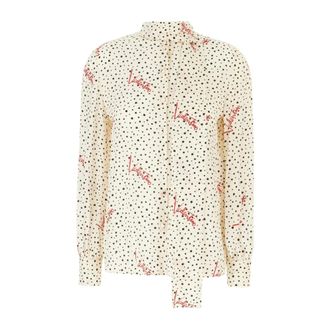 Valentino Garavani Dames, Blouses & Shirts, Beige, Maat: XS