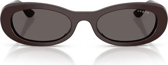 Vogue Sunglasses Vo5582 S 225287 Full Brown/Smoke Black Women