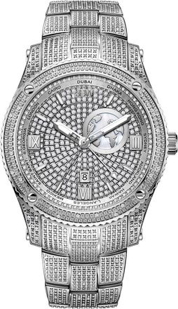 JBW Jbw Mens Jet Setter Gmt Diamond Watch