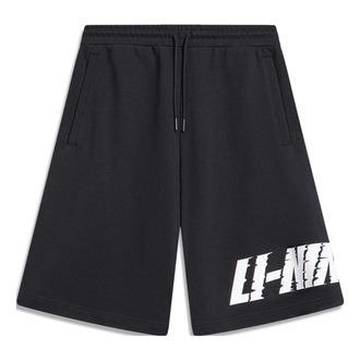 Li-Ning Graphic Loose Fit Shorts Black AKST747-1
