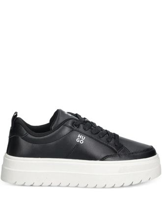 HUGO BOSS lace-up sneakers - Black