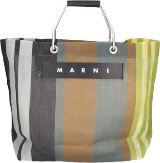 Marni Gray Green Nylon Tote Bag (Pre-Owned)