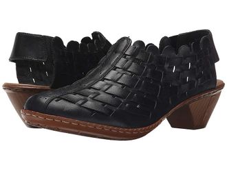 Rieker 46778 Sina 78 Womens Slip on Shoes Nero/Black : EU 36 (US Womens 5.5-6) M, Leather