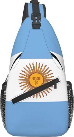 Generic Argentina Flag Shoulder Bag Trendy Cross Body Bag Anti Theft Backpack For Women Shopping Camping