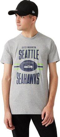 New Era Seattle Seahawks NFL Football T-Shirt - L Grey