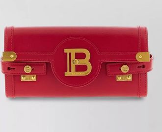 Balmain b-buzz 23 leather clutch bag