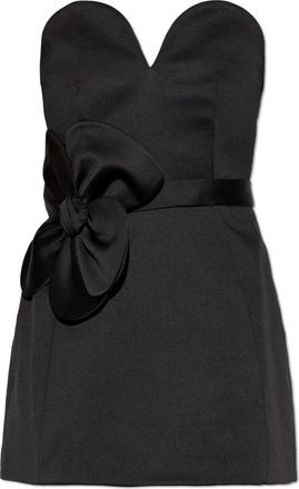 Marc Jacobs Korte Jurk met Zijsplit - Dames - Feestkleedjes - Zwart - S - Polyester - Kleedjes