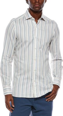 Isaia Silk-Blend Dress Shirt