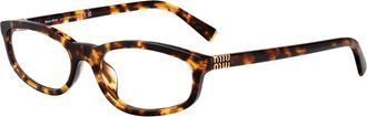 Miu Miu 0MU Tortoiseshell Acetate Eyeglasses - Tortoiseshell