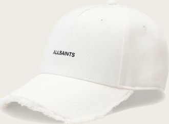 AllSaints Cotton London Frayed Baseball Cap, Size: One Size