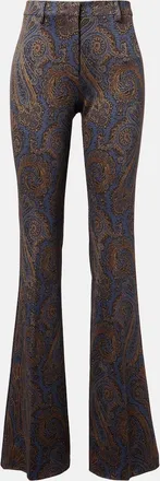 Etro Paisley flared pants