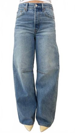 Pistola Denim Sydney High Rise Bowed Wide Jeans In Hazy