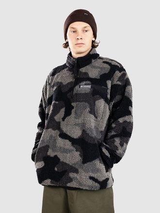 Columbia Rugged Ridge High Pile Half-Zip Felpa in Pile nero