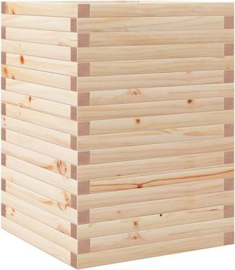 vidaXL Garden Planter 50x50x68.5 cm Solid Wood Pine Vidaxl