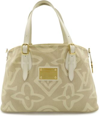 Louis Vuitton Sable Canvas Leather Shoulder Bag Tote Bag (Pre-Owned)
