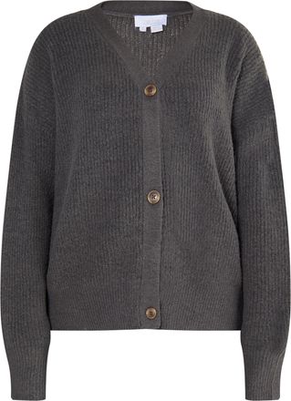 Usha Gebreid vest Dames antraciet