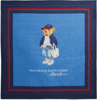 Ralph Lauren Bear Spring Bandana Scarf
