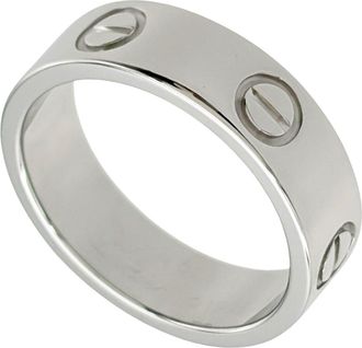 Cartier White Gold White Gold (18K) Band Ring (Pre-Owned)