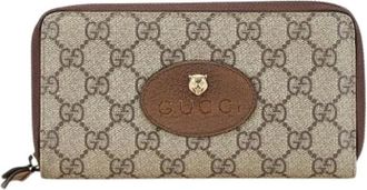Gucci Pre-owned Wallets, female, Beige, Size: ONE SIZE Pre-owned Plastic wallets
