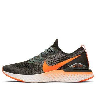 Nike Epic React Flyknit 2 Black Orange CJ7794-381