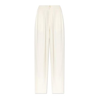 Darkpark Darkpark - Loose-fit broek - Dames - Broeken - Beige - Maat: M Viscose