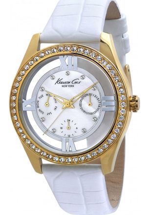 Kenneth Cole Womens IKC2793 Ladies Watch - White - One Size