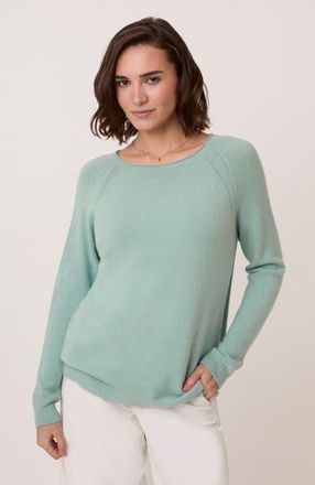 Celtic & Co. Roll Edge Crew Neck Jumper in Skylight at Nordstrom, Size X-Small