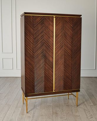 Global Views Latilla Tall Cabinet