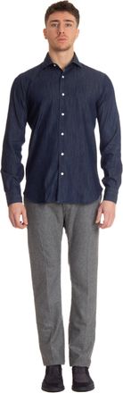 Barba Denim Tailored Shirt